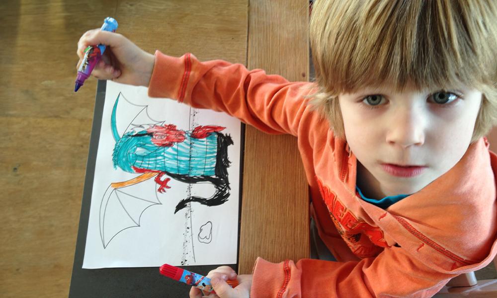 Kleurplaten voor een kinderfeestje