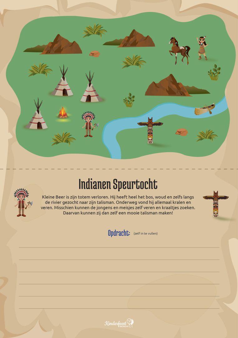 Speurtocht indianen