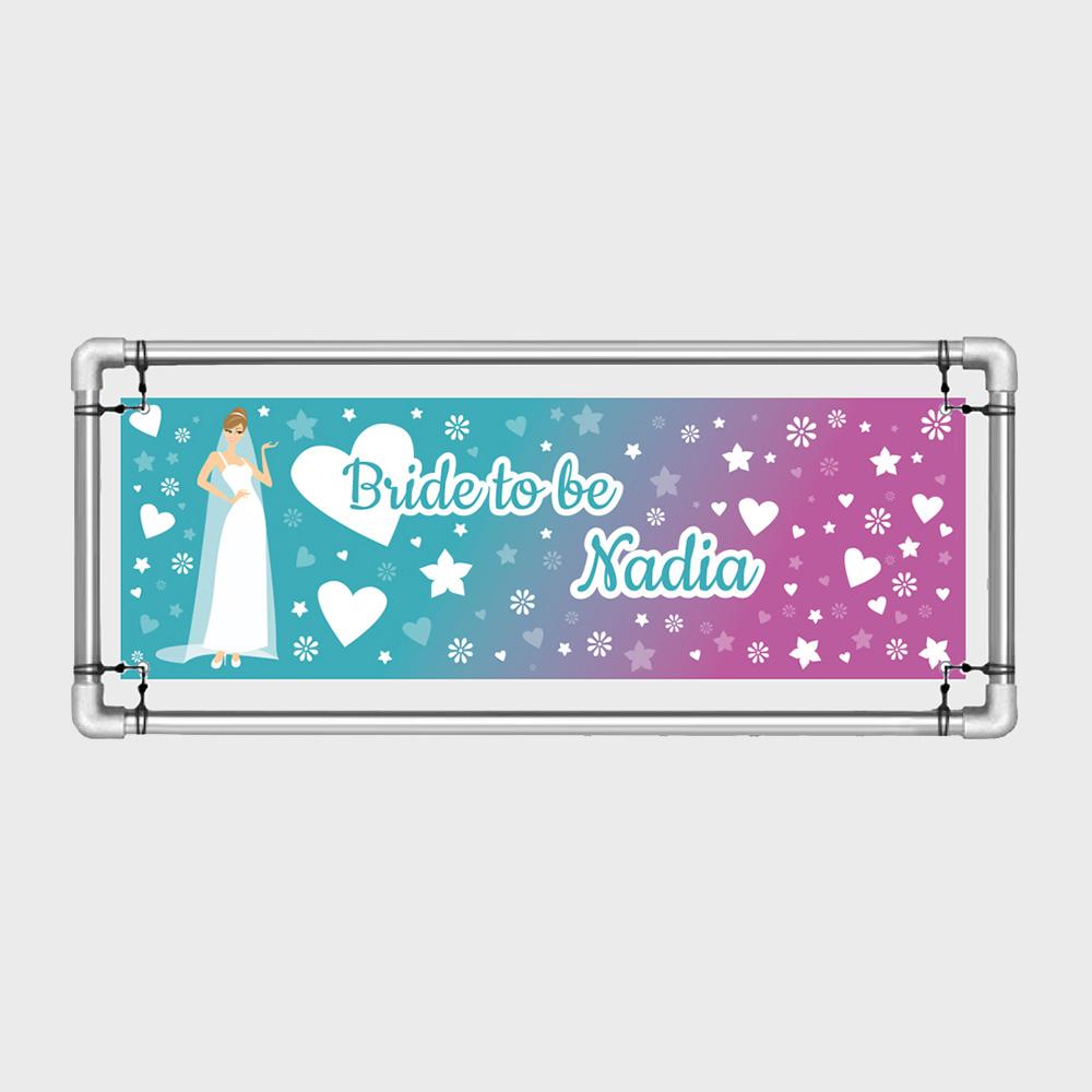 Bride to be spandoek voor bridalshower