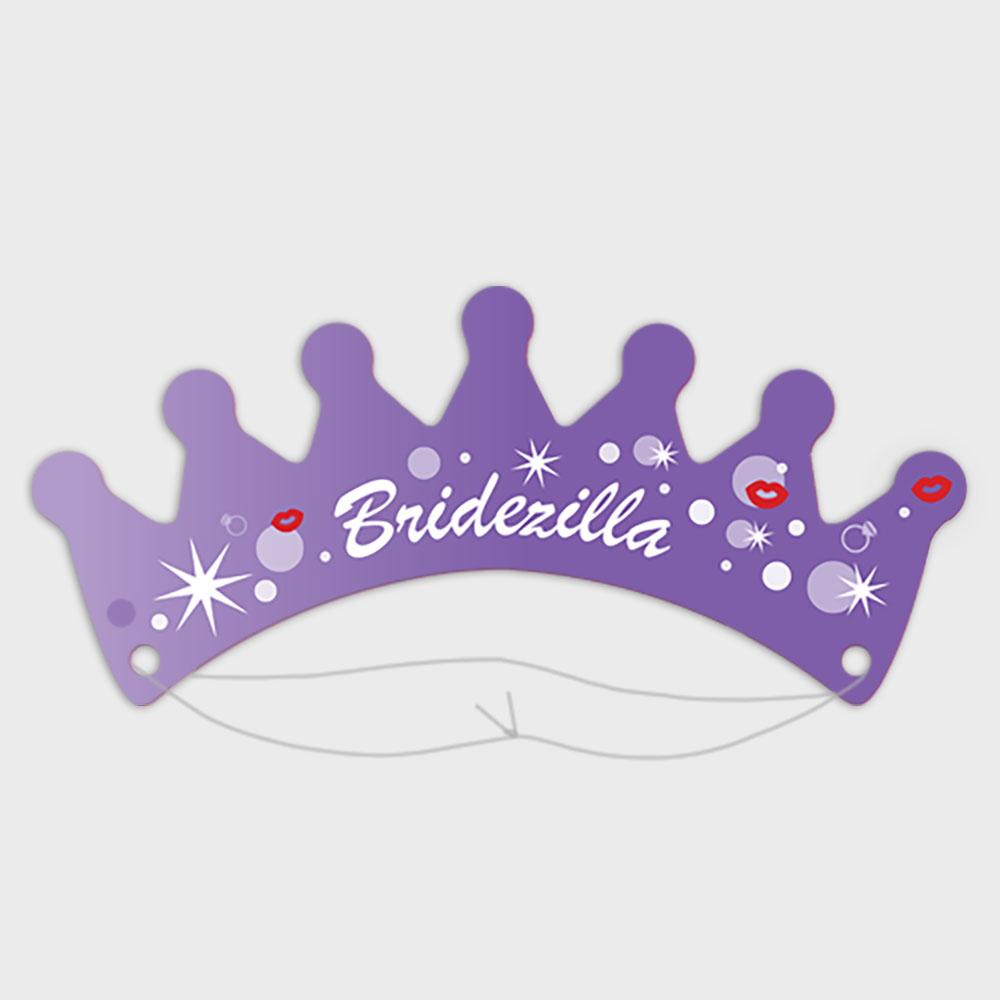 Bridezilla kroontje bridalshower