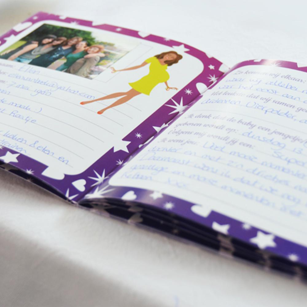 Vriendinnenboekje Babyshower