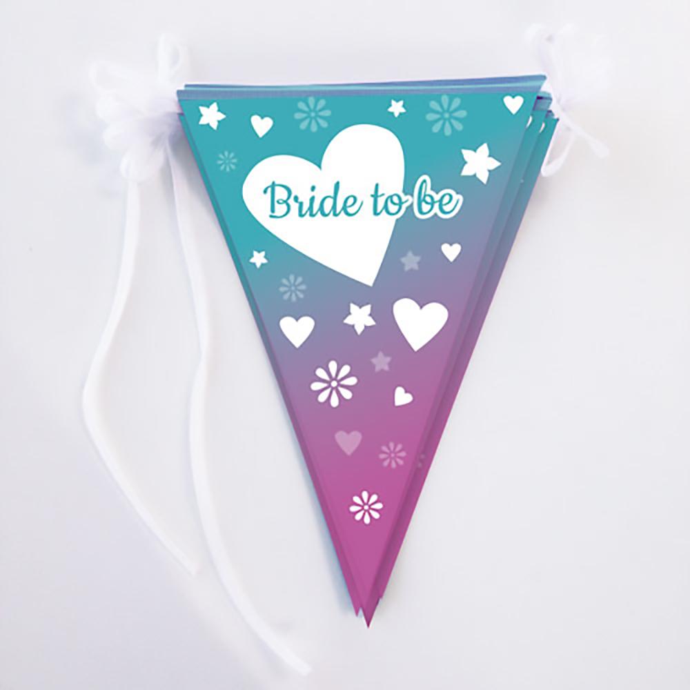 bridalshower vlaggelijn Bride to be