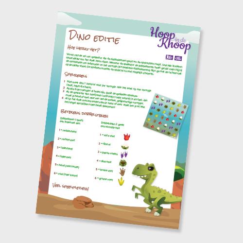 Spelregels hoop in de knoop dino's