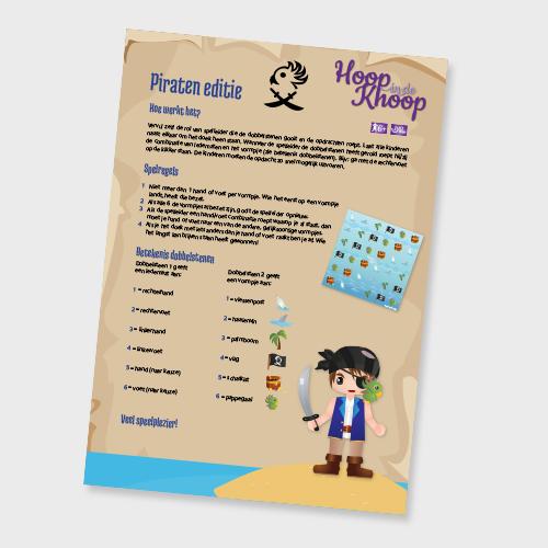Hoop in de knoop thema piraten spelregels