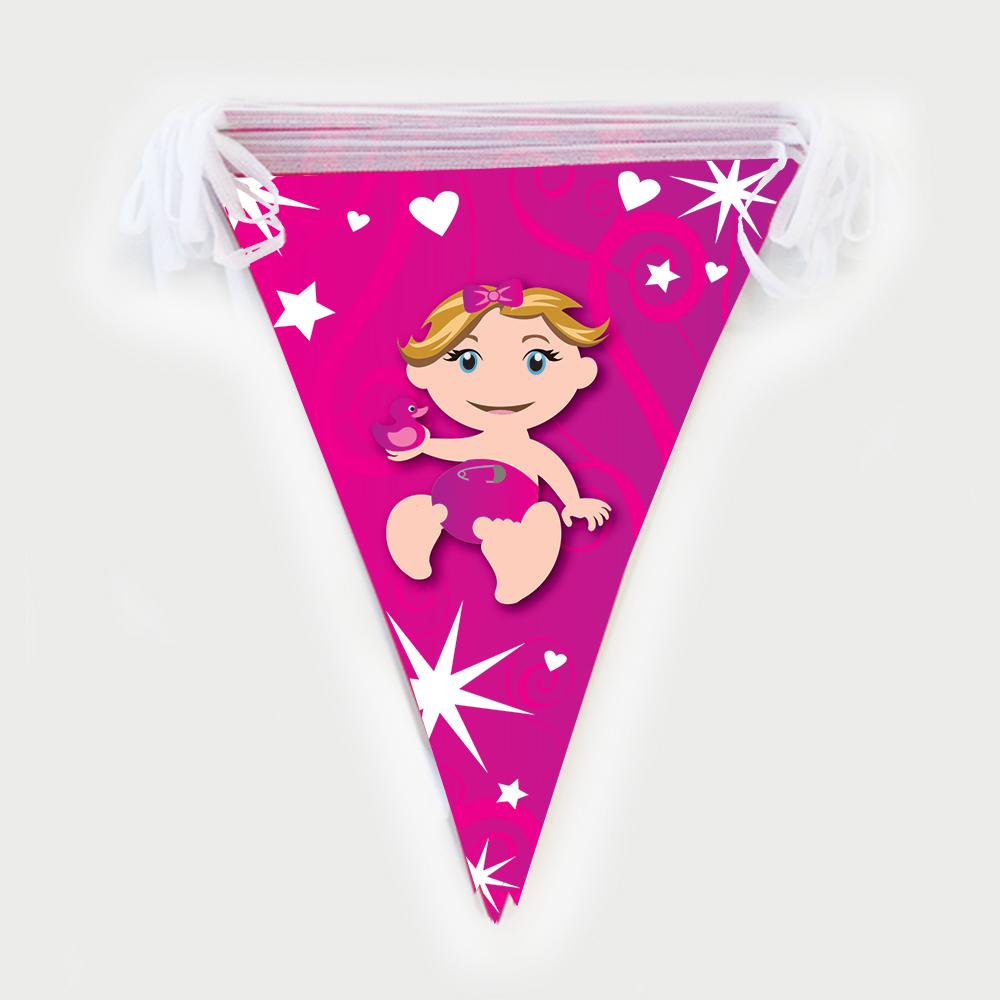 Baby girl slinger design voorkant