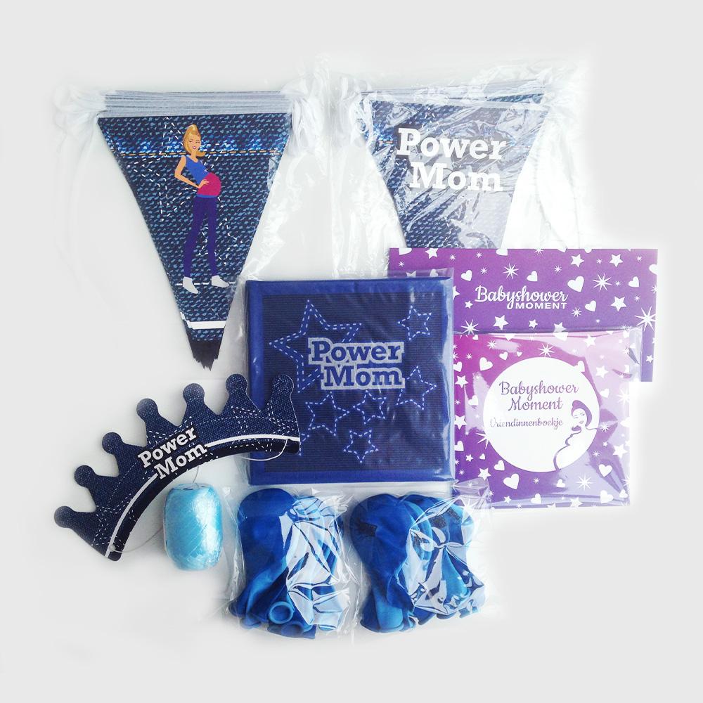 Versiering en servetten Power Mom producten