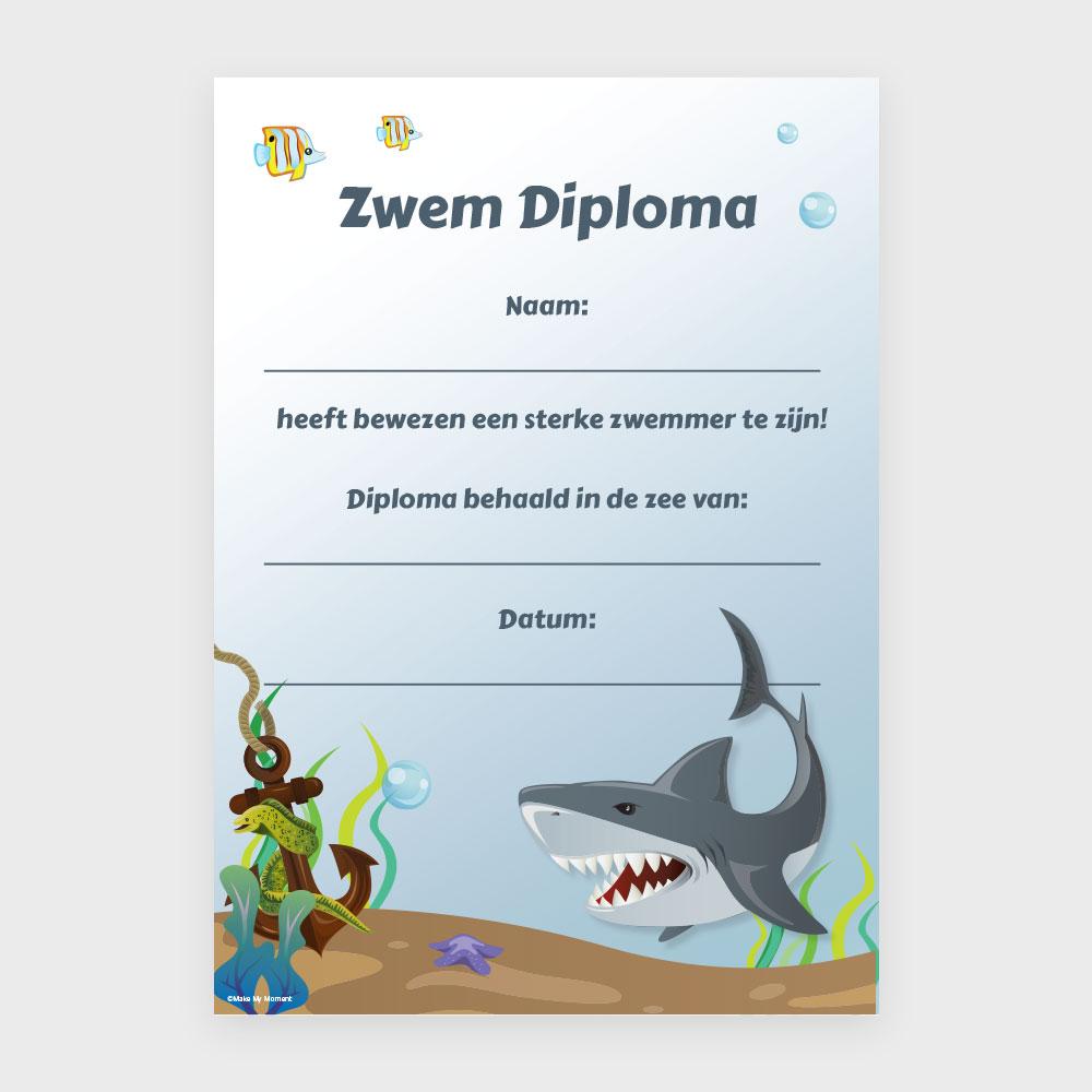 Kinderfeest Zwem Diploma